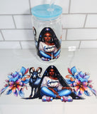 zodiac sign girls glass cup