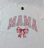 Mama Pink and Blue Floral shirt