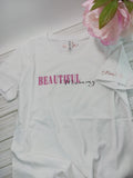 Beautiful Mommy, Daughter and Handsome son matching t-shirts