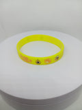 Honey bee wristbands white / yellow/ black