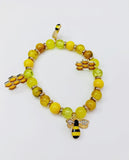 Honey Bee yellow stone bracelet