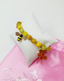Honey Bee yellow stone bracelet