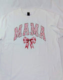 Mama Pink and Blue Floral shirt