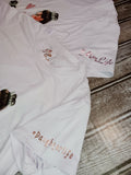 Matching Mommy and Me Queen White T-shirts