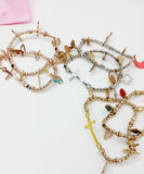 Charm Bracelets sets of 2 Assorted charm bracelets