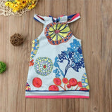 Blue Beach matching summer dress