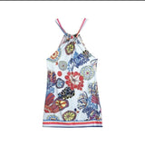 Blue Beach matching summer dress
