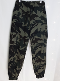 Women's army green camouflage pants