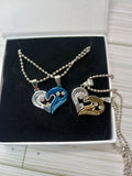 "I love you" Heart necklaces jewelry set