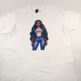 Zodiac White Girl Tshirts