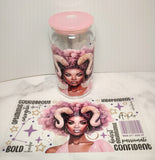 Zodiac Pink and Purple Cups