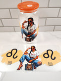 Zodiac Girls Glass Cups B NEW
