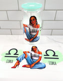 Zodiac Girls Glass Cups B NEW