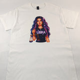 Zodiac White Girl Tshirts