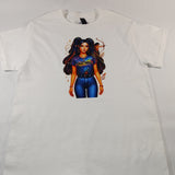 Zodiac White Girl Tshirts