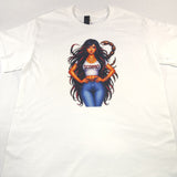 Zodiac White Girl Tshirts