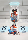 Zodiac Girls Glass Cups B NEW