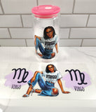 Zodiac Girls Glass Cups B NEW