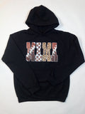 Football Mama Hoodies Black or White