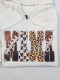 Football Mama Hoodies Black or White