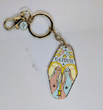 Zodiac Metal Keychain
