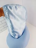 Satin hooded Travel Neck Pillow Blue or Pink