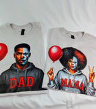 Mama and Dad Halloween matching t shirt