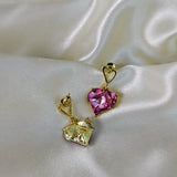 Heart Shape Pendant Earrings
