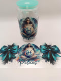 Zodiac Green and Blue cups