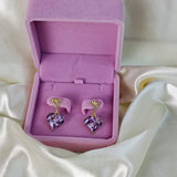 Heart Shape Pendant Earrings