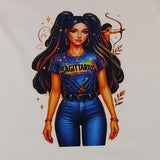 Zodiac White Girl Tshirts