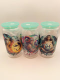 Zodiac Green and Blue cups