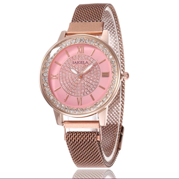 Women's luxury watch Rose gold, fit any wrist
